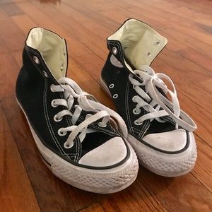 Black Converse high tops
